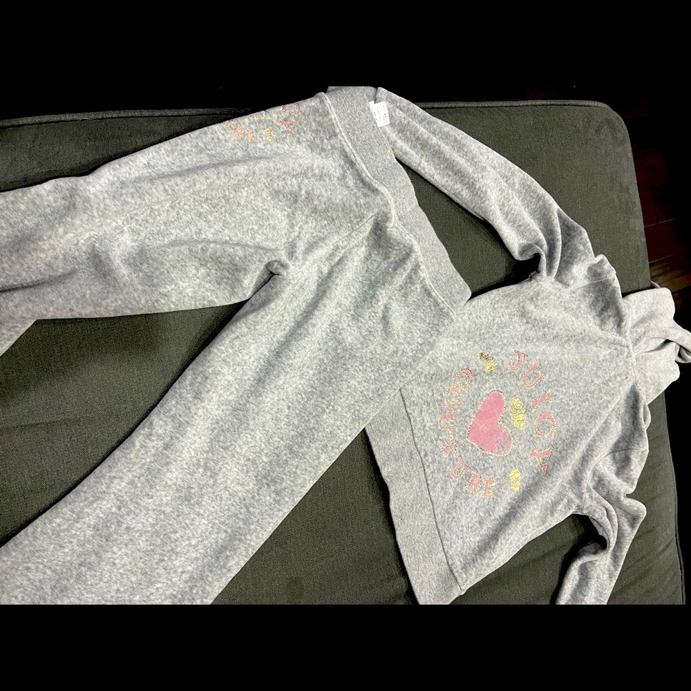 Juicy Couture Girls Velvet Track Suit